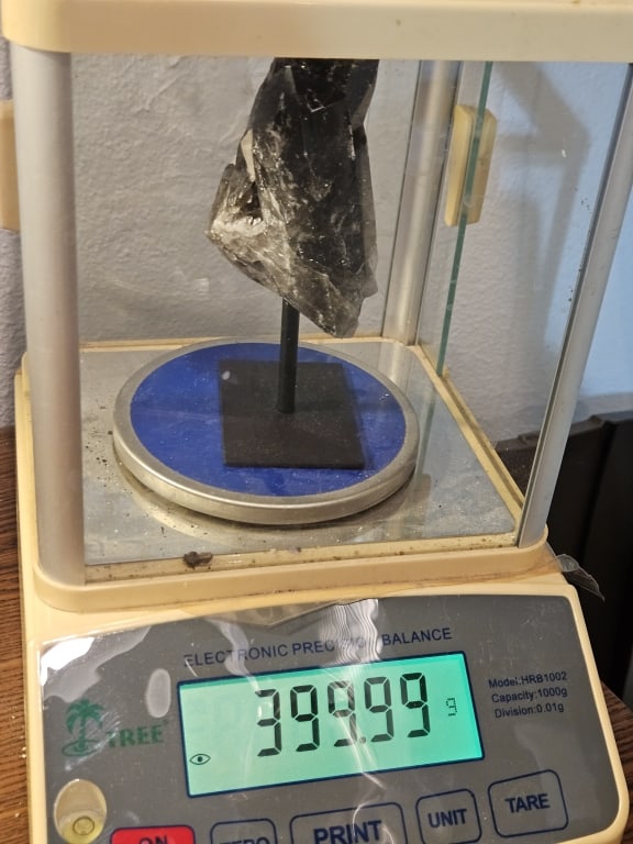 Large Smokey Quartz Crystal on Stand - 5