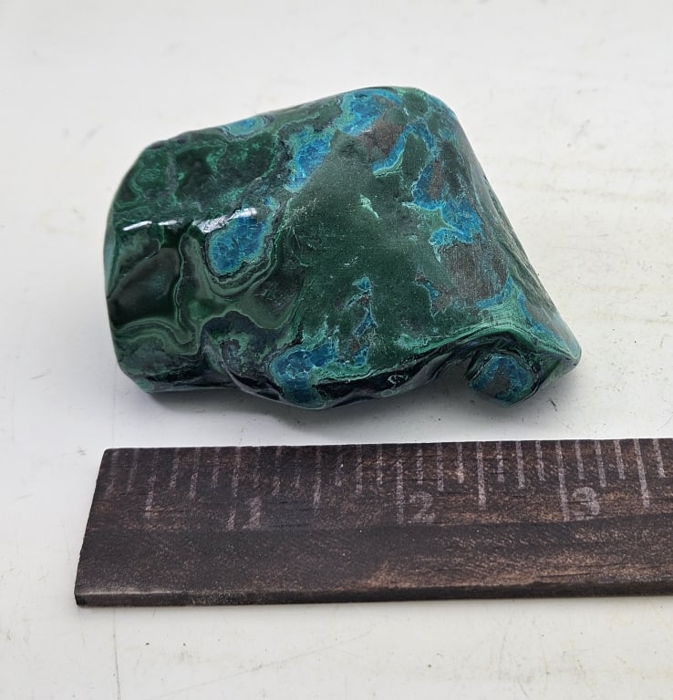 183.57 Gm. Nautural Malachite/Chrysocolla Specimen - 3