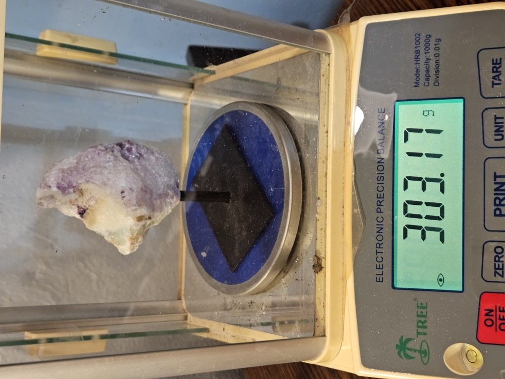 Rainbow Flourite Specimen on Stand - 5