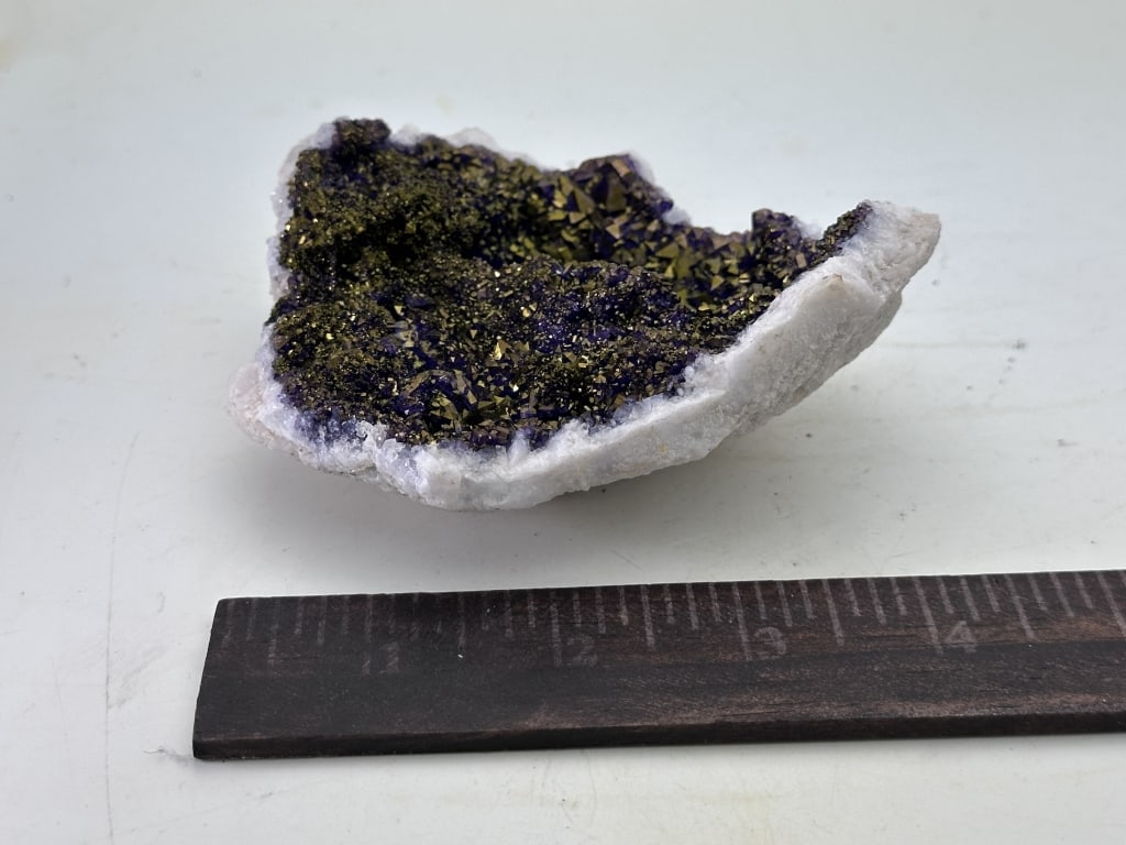 Fabulous Aura Chalcedony Geode Cluster - 3