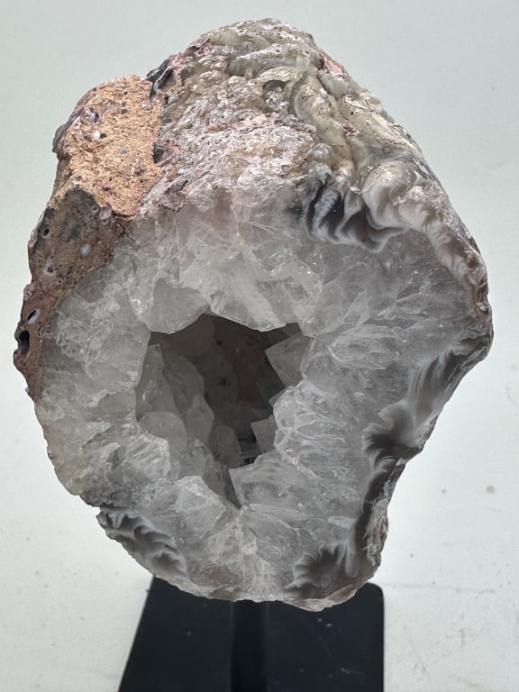Excellent Agate Geode w/ Crystal Center - 2