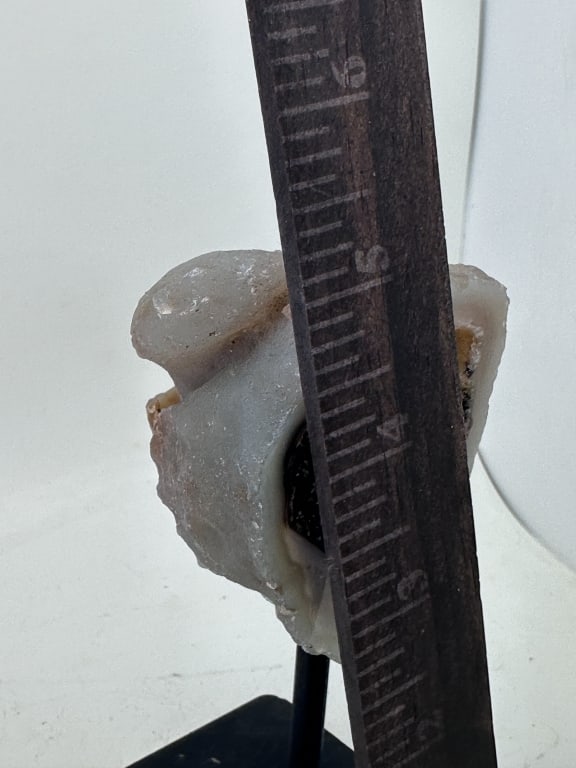 Fine Agate Geode w/ Deep Druzy Pocket - 3