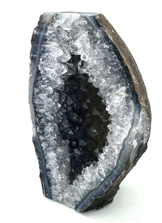 Fine Amethyst Geode Pcoket: Item is the exact item in the image - Bidder is responsible for all value and grade determination- Please review all terms and conditions prior to placing any bids- All sales final-