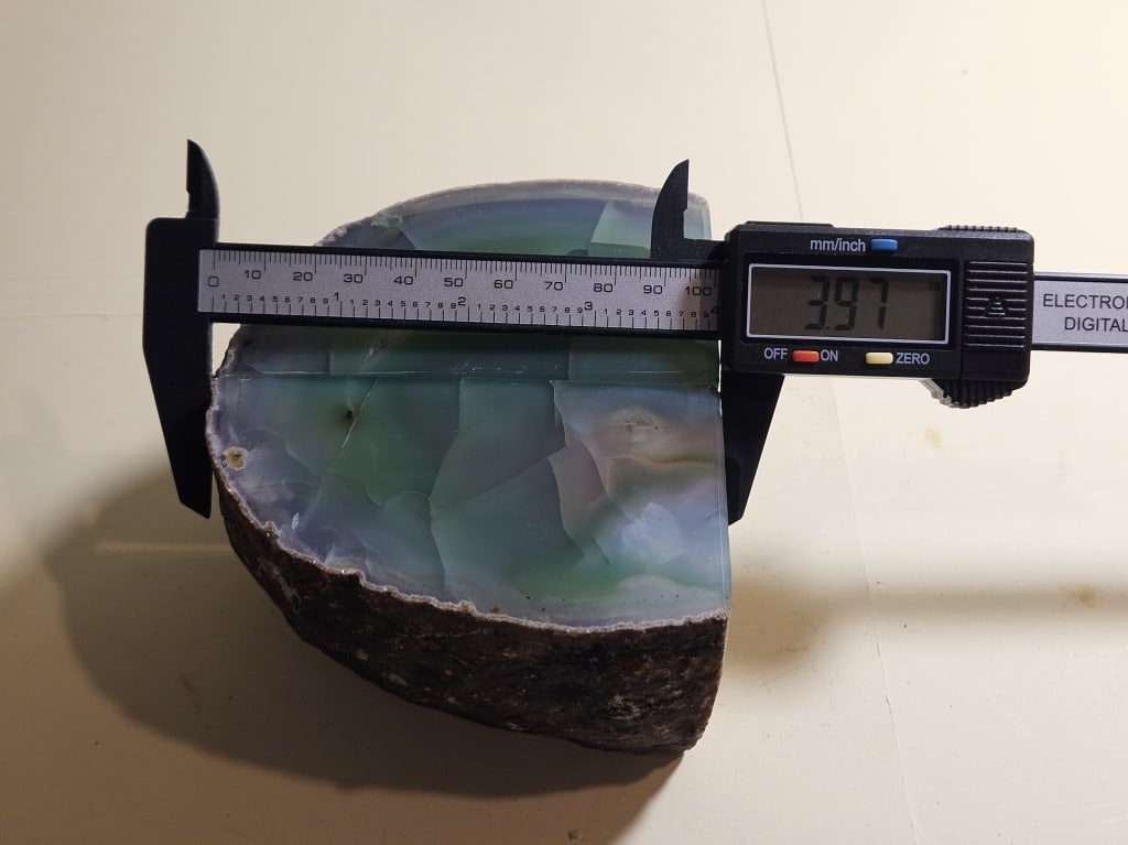 Nice Green Agate Bookend Pair - - 7