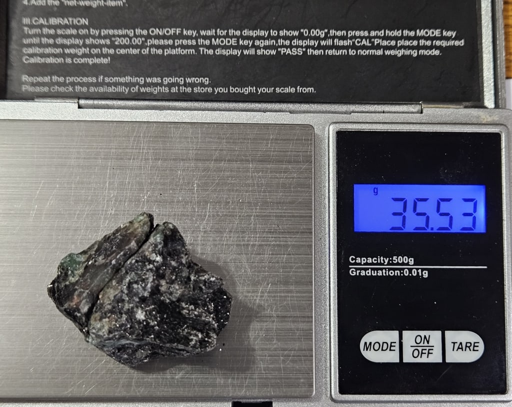 35.53 gram Natural Emerald Rough Specimen - 4