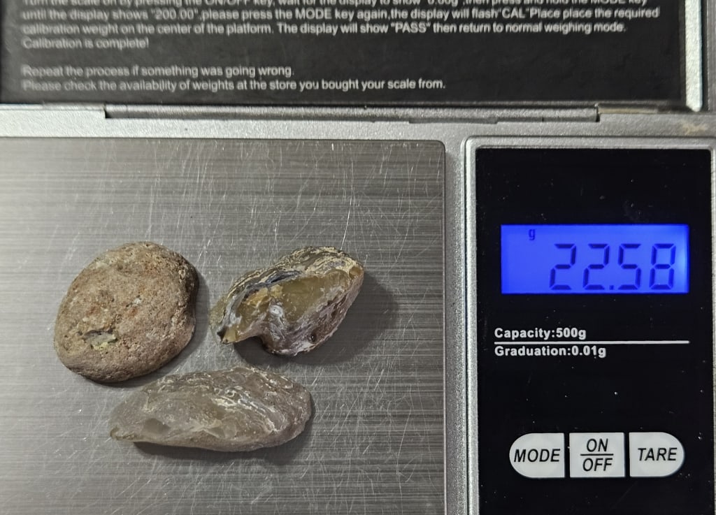 22.58 grams Mini Oco Geode Lot - 4