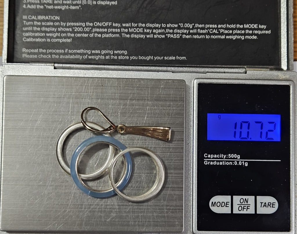 10.72 grams Sterling Silver Items - 3