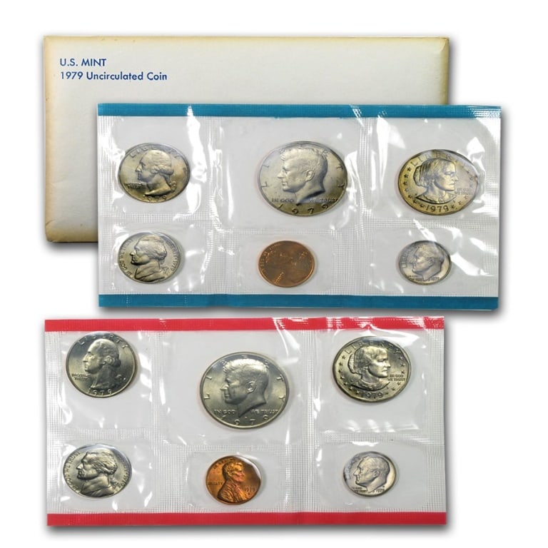 1979 US Mint Set - P & D Sets in OMP: Items will be as shown in the image and described in the title - Due to the fact we have more than ONE of these items winning bidder may not receive the exact items pictured - Pleasereviewalltermsandc