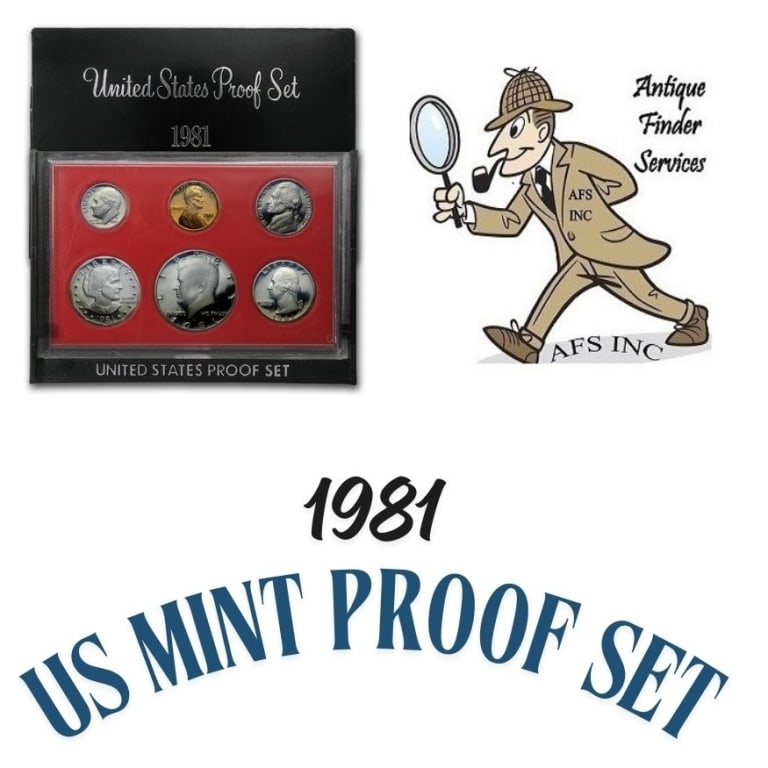 1981 US Mint Proof Set in OMP: Item will have mint issued US Mint Coins -Due to the fact that we have more than one of these items - You may not receive the exact set in the image - But will receive US mint issued coins - Never in