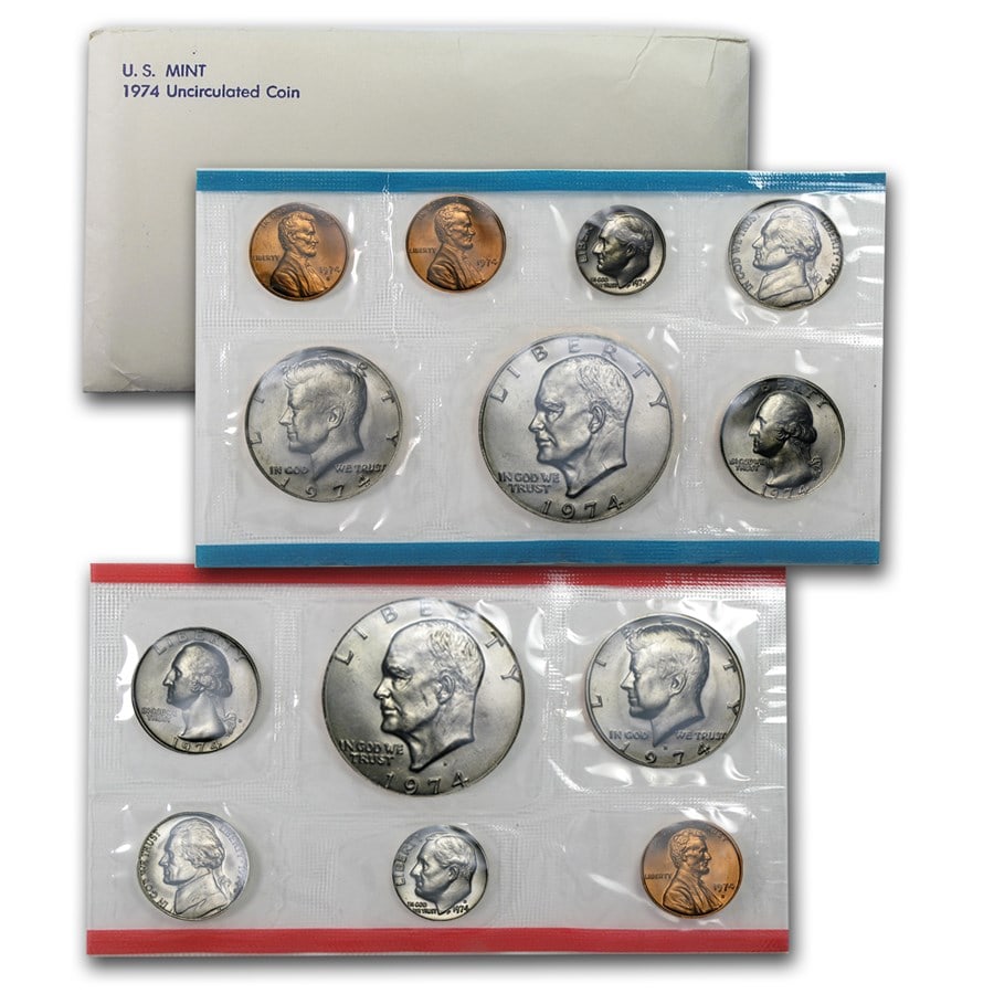 1974 US Mint Set - P & D Sets in OMP (1 of 1)