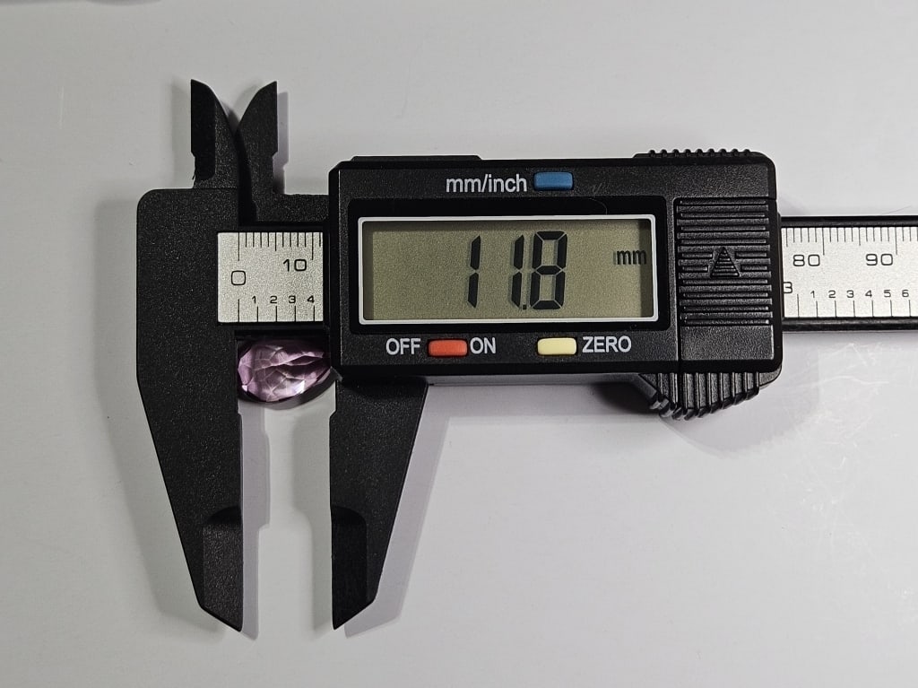 5 ct. Pear Shape Amethyst Gemstone - 3