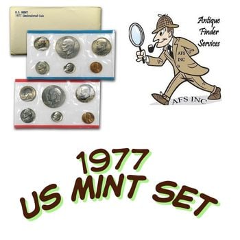 1977 US Mint Set - P & D Sets in OMP: Item will have mint issued US Mint Coins -Due to the fact that we have more than one of these items - You may not receive the exact set in the image - But will receive US mint issued coins - Never in