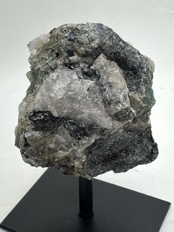 Natural Rough Emerald Specimen on Stand - 2