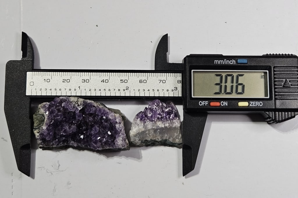 39.39 grams Natural Amethyst Clusters - 3