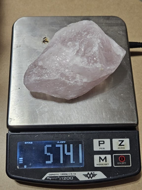 Fine Rose Quartz Rough Chunk - 6