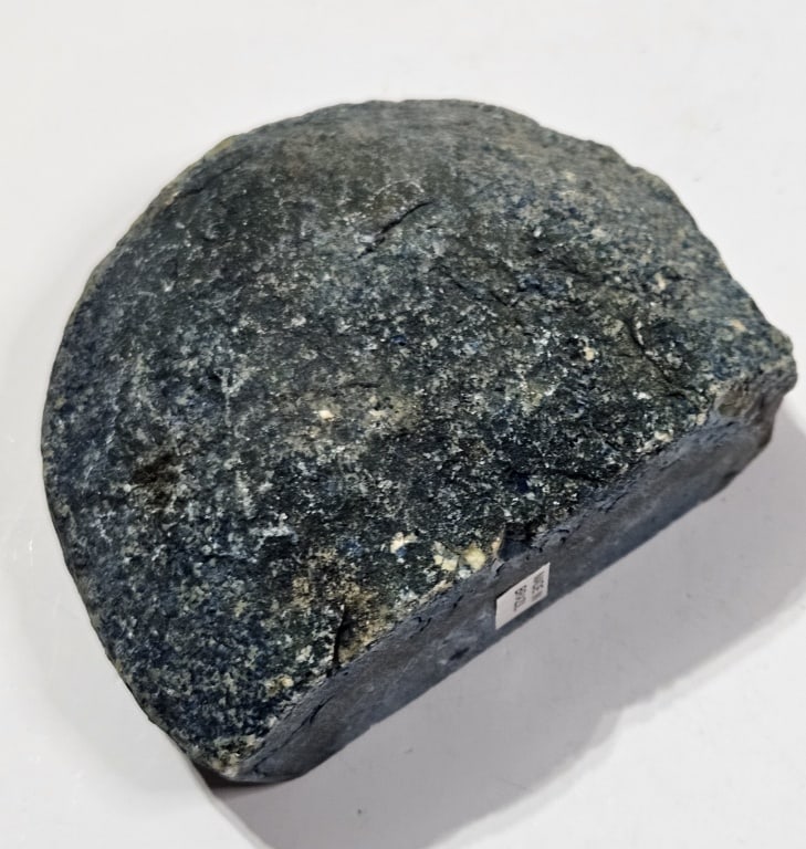 Blue Dyed Agate Stand Up Specimen w/ Druzy Geode - 3