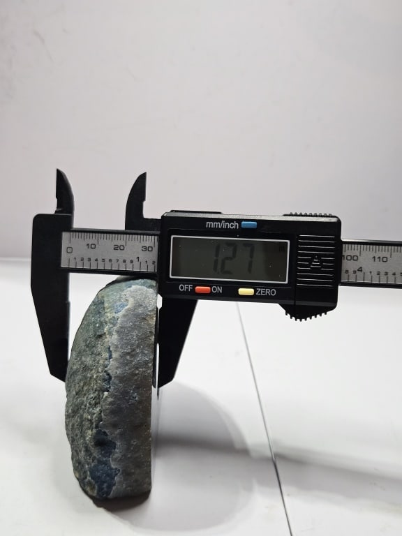 Blue Dyed Agate Stand Up Specimen w/ Druzy Geode - 5