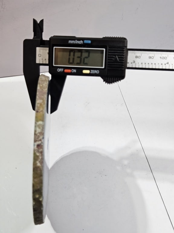 Blue Dyed Agate Slab w/ Geode Middle - 6