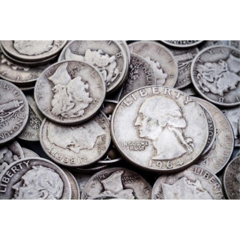 $10 Face Value 90% Silver Coins: Items will be as described in title - The image for bulk items are stock images - Please review the entire terms and conditions prior to placing any bids. All terms apply -