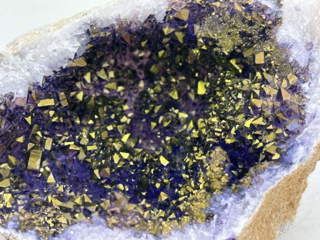 110.39 gram Aura Chalcedony Geode Cluster - 2