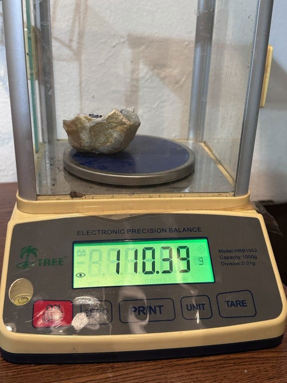 110.39 gram Aura Chalcedony Geode Cluster - 4