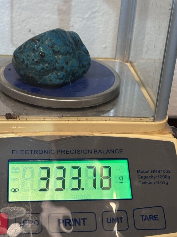 333.78 Botryoidal Chrysocolla/Malachite Specimen - 4