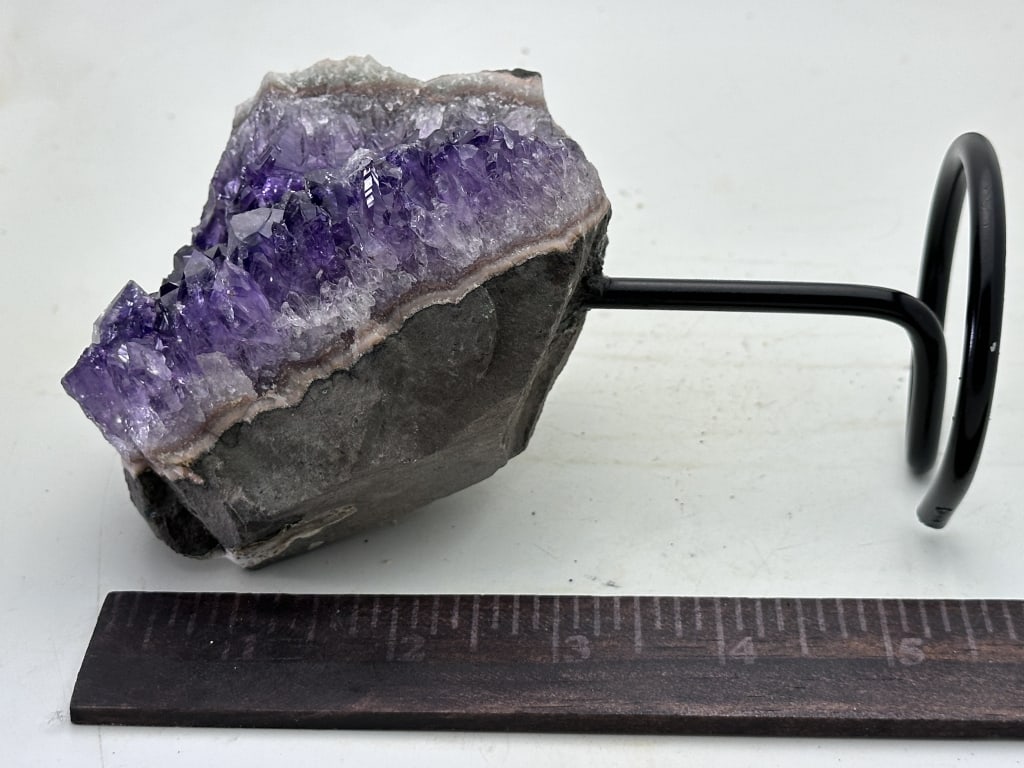 Exceptional Amethyst Cluster on Stand - 3