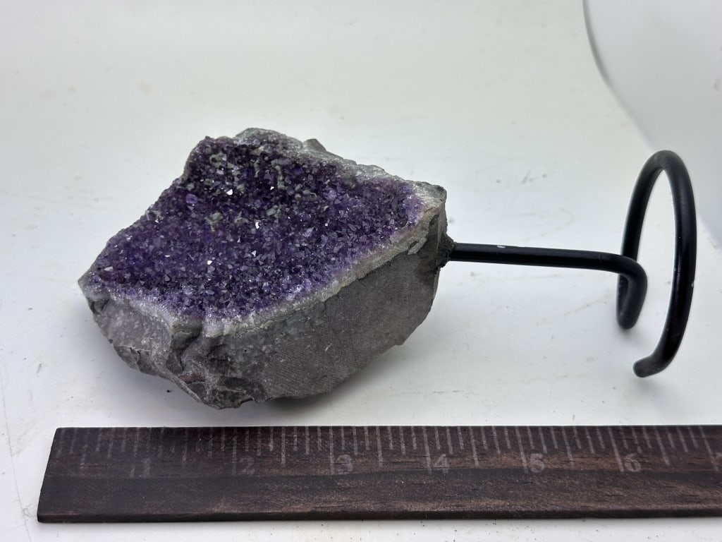Exceptional Amethyst Cluster on Stand - 3