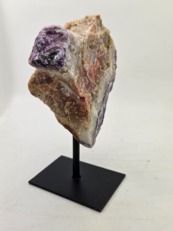 Rainbow Flourite Specimen on Stand - 2