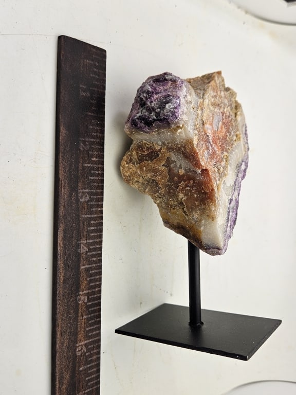 Rainbow Flourite Specimen on Stand - 3