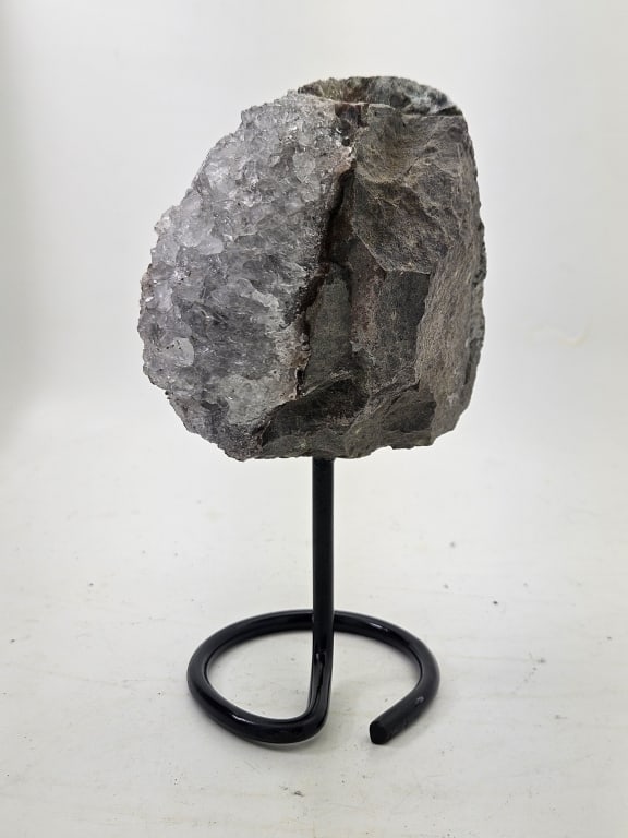 Fine Uruguay Amethyst Geode Cluster on Stand - 2