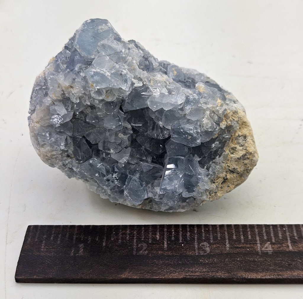 Fine Celestite Crystal Cluster - 4