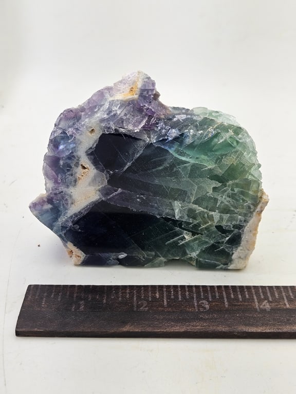 Excellent Rainbow Flourite Stand Up Specimen - 2