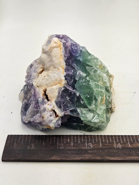 Excellent Rainbow Flourite Stand Up Specimen - 3