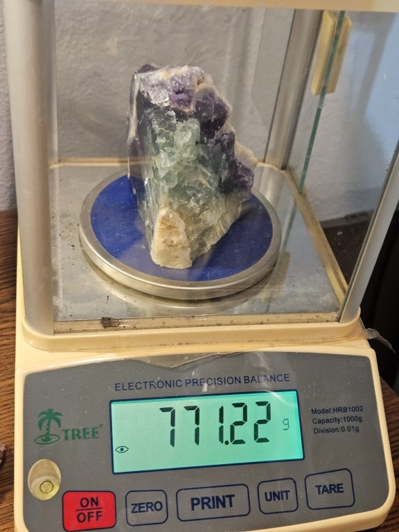 Excellent Rainbow Flourite Stand Up Specimen - 4