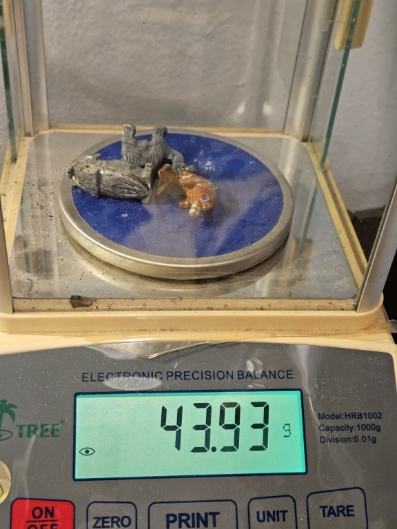 (3) Hand Carved Soapstone Animals - 4