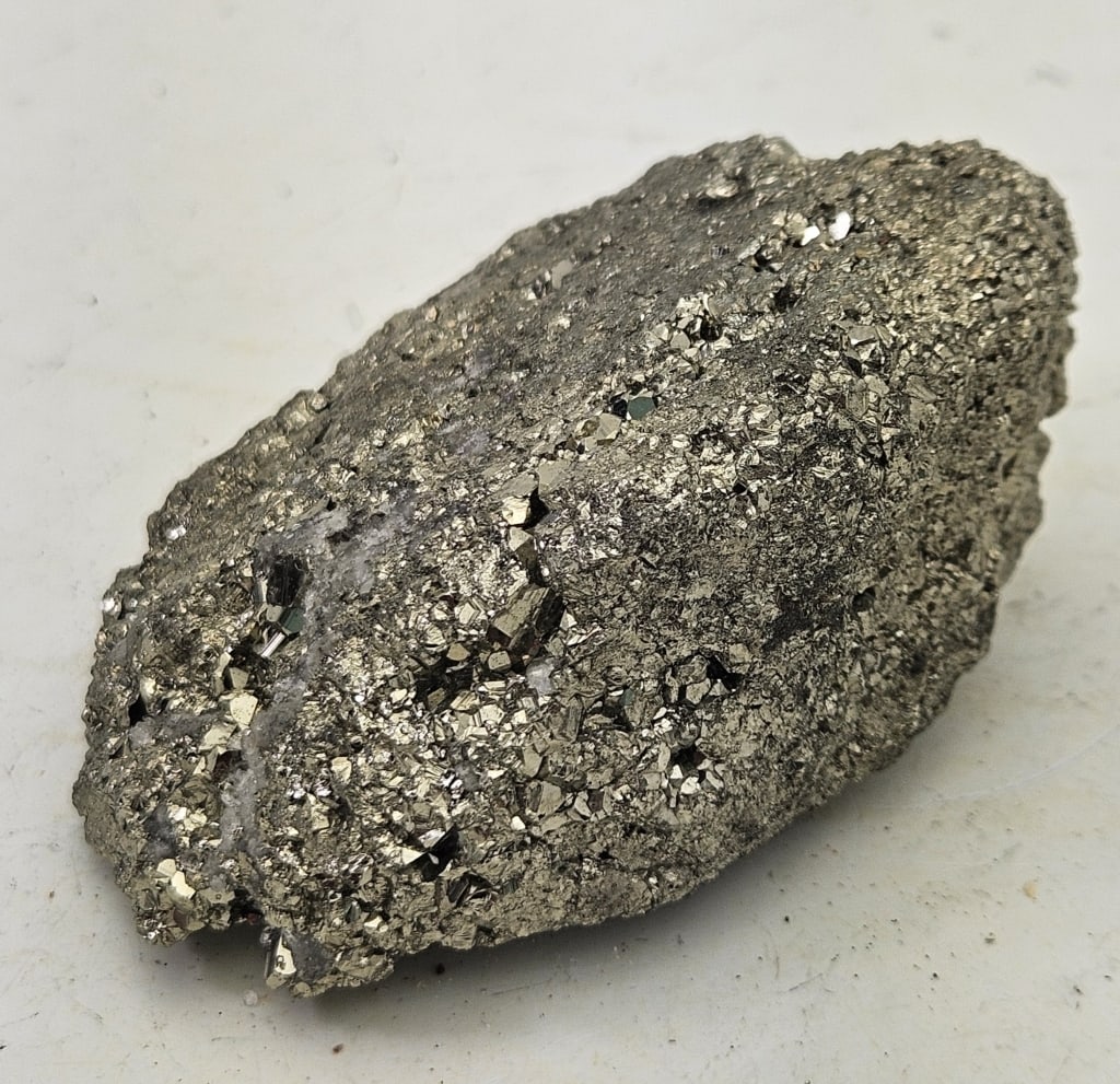 Natural Pyrite Cluster Specimen -241.36 gram: Item is the exact item in the image- Bidder is responsible for all value and grade determination- Please review all terms and conditions prior to placing any bids-