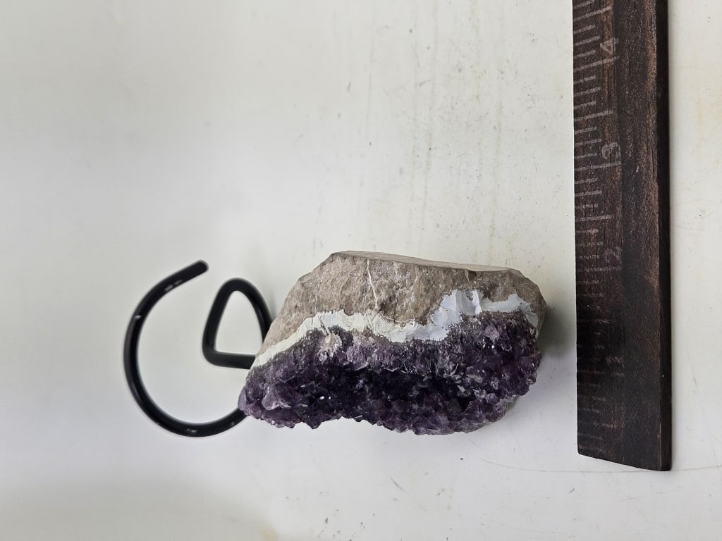 Fine Uruguay Amethyst Cluster on Stand - 4