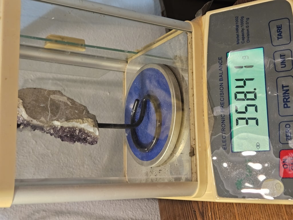 Fine Uruguay Amethyst Cluster on Stand - 5