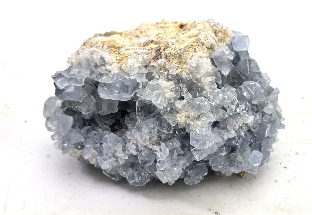 Fine Celestite Crystal Cluster Specimen: Item is the exact item in the image- Bidder is responsible for all value and grade determination- Please review all terms and conditions prior to placing any bids-