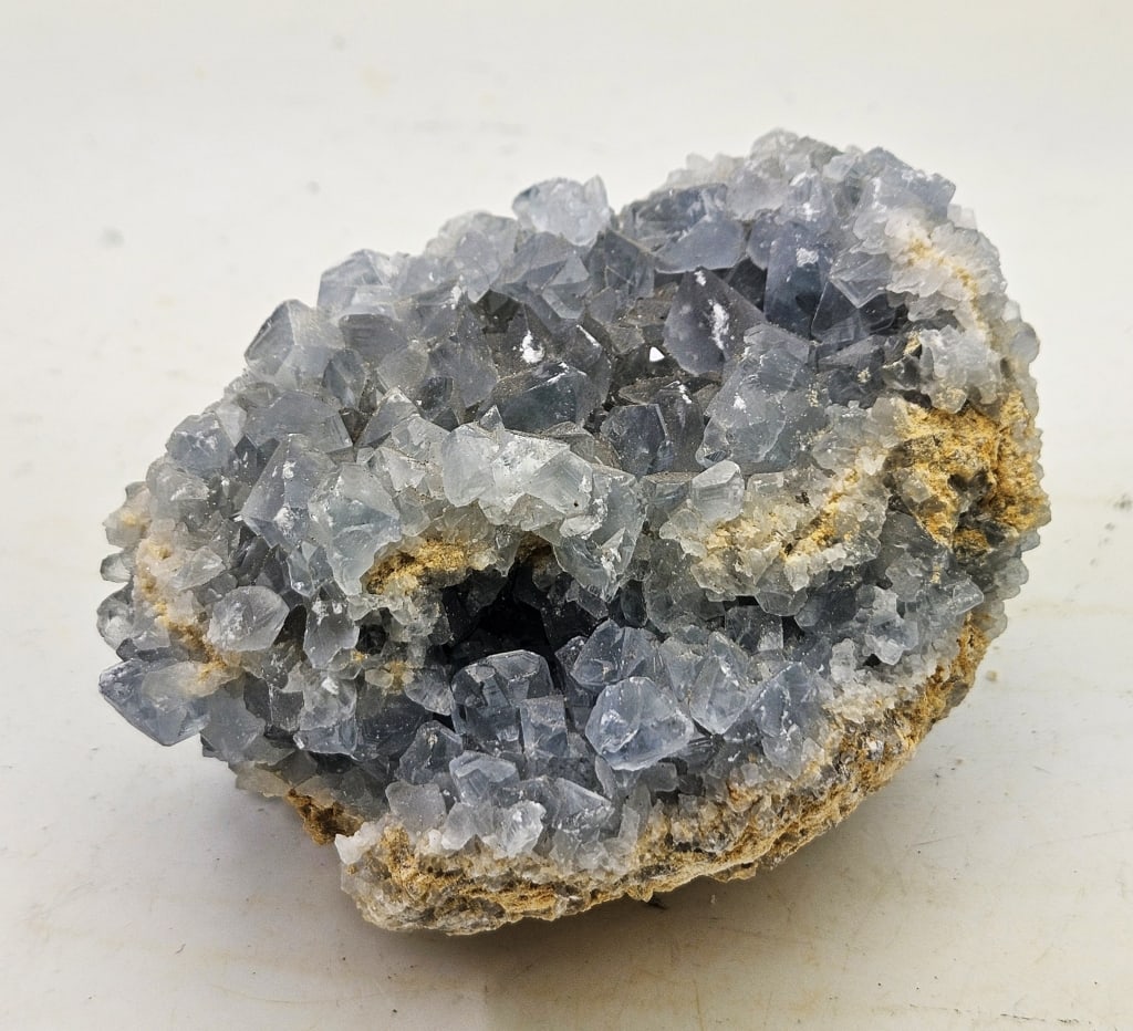 Fine Celestite Crystal Cluster Specimen - 5