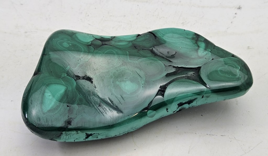 136.14 gram Natural Chrysocolla Malachite Specimen: Item is the exact item in the image- Bidder is responsible for all value and grade determination- Please review all terms and conditions prior to placing any bids-