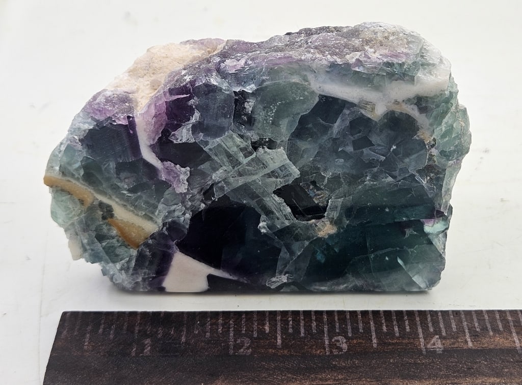 Exceptional Rainbow Flourite Stand Up Specimen - 3