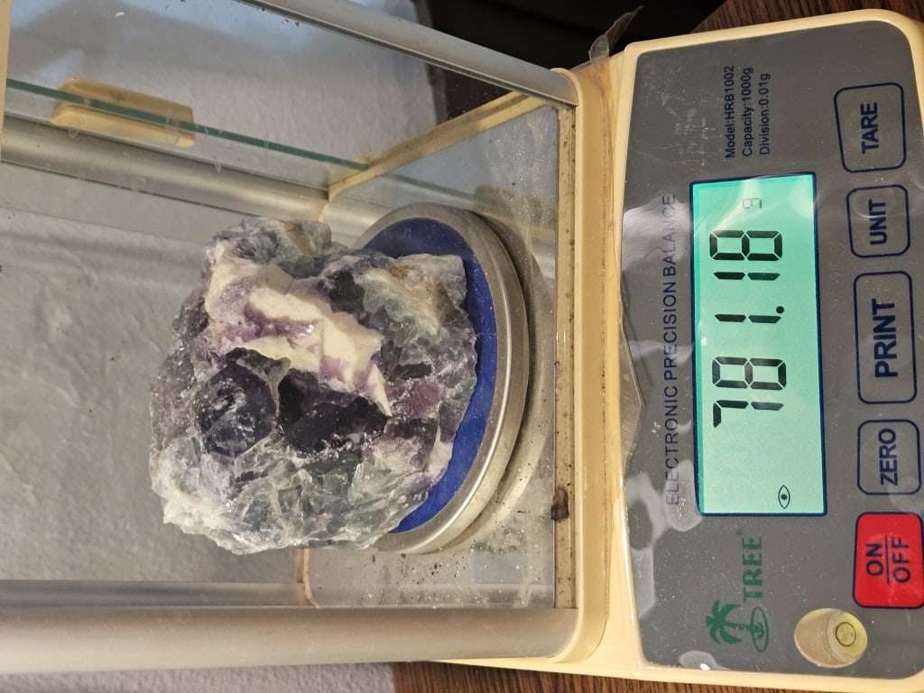 Exceptional Rainbow Flourite Stand Up Specimen - 5
