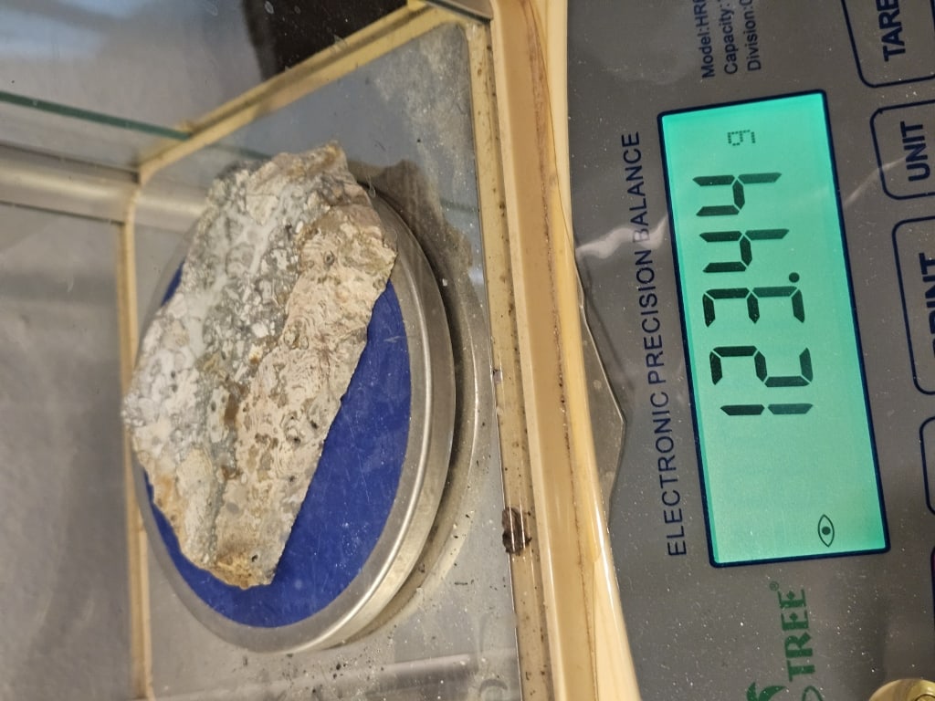 123.44 gram Opalized Breccia Specimen Slab - 5