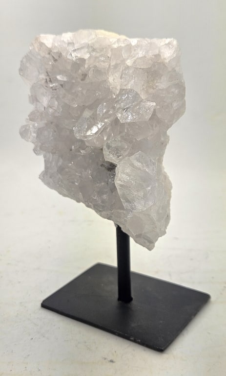 Quality Crystal Cluster on Stand Specimen: Item is the exact item in the image- Bidder is responsible for all value and grade determination- Please review all terms and conditions prior to placing any bids-