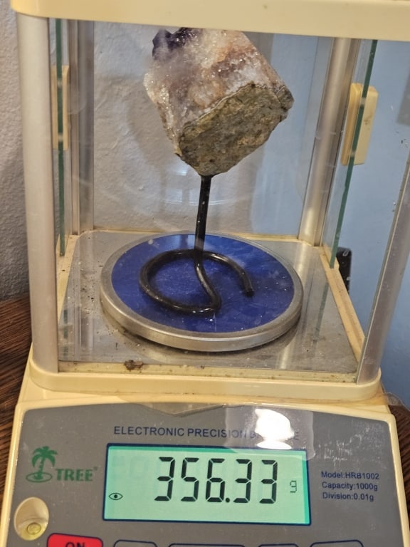 Fine Uruguay Amethyst Cluster on Stand - 5