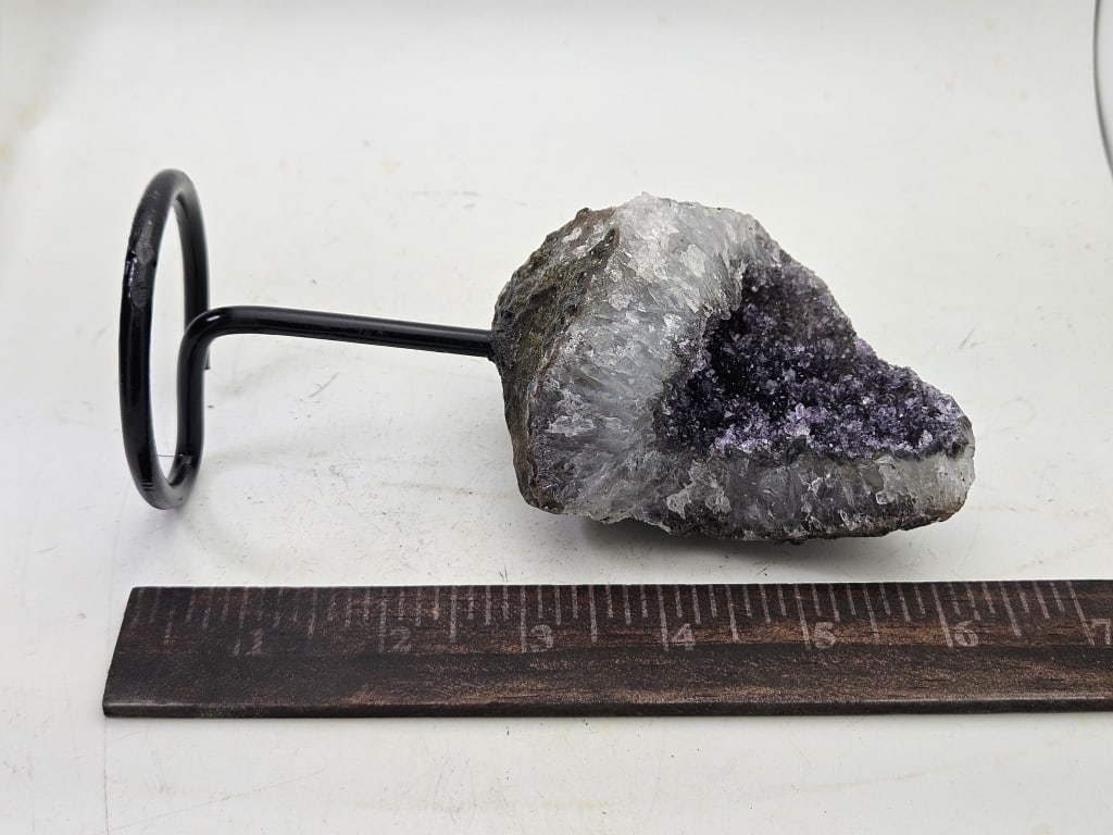 Fine Uruguay Amethyst Cluster on Stand - 3