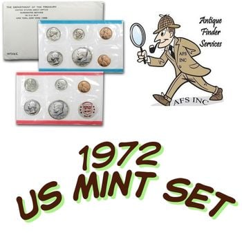 1972 US Mint Set P & D in OMP: Item will have mint issued US Mint Coins -Due to the fact that we have more than one of these items - You may not receive the exact set in the image - But will receive US mint issued
