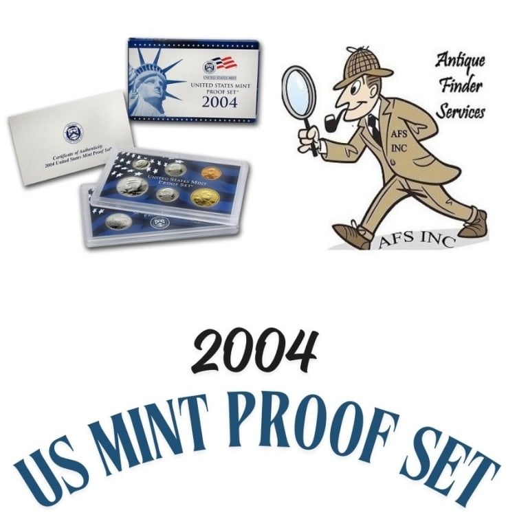 2004 US Mint Proof Set in OMP: Item will have mint issued US Mint Coins -Due to the fact that we have more than one of these items - You may not receive the exact set in the image - But will receive US mint issued coins - Never in